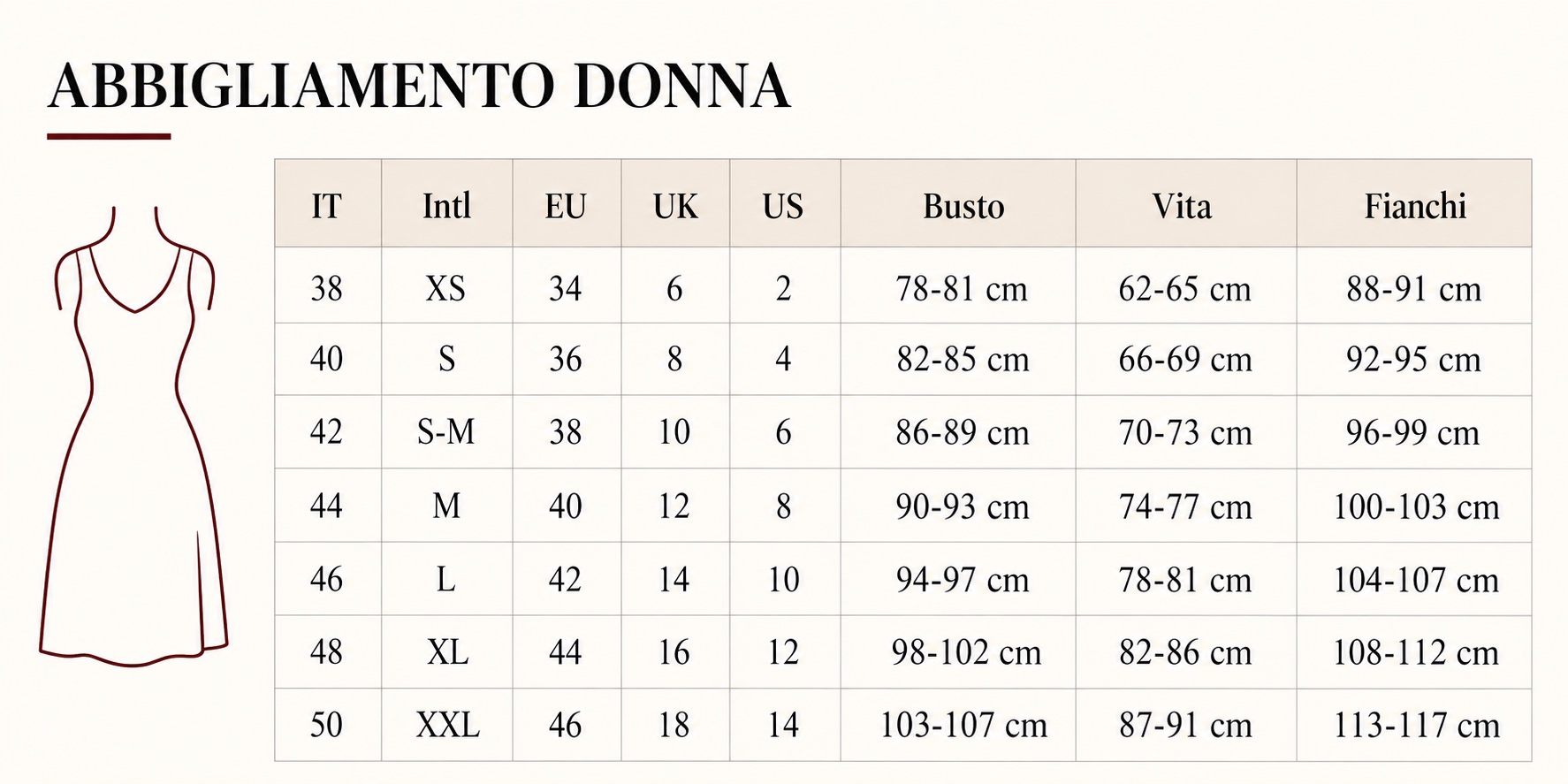 guida-taglie-abbigliamento-donna